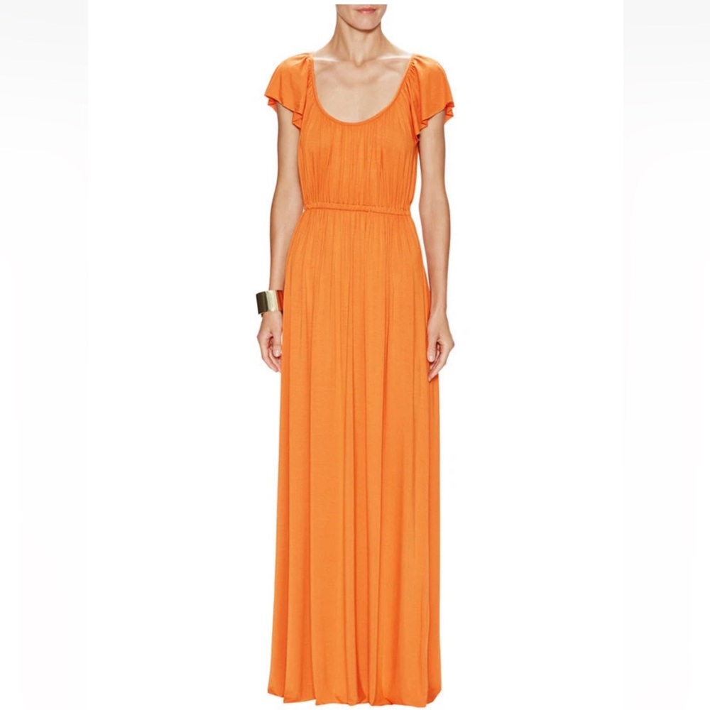 Rachel Pally Milla Maxi Dress - Sz S 'Zinnia' Golden Orange Beautiful & NWT
